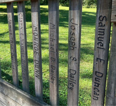 Garner Street Park Donor Posts